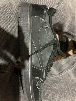  Pkgod Air Jordan 1 Retro Low OG SP Travis Scott Black Phantom review ElOsito