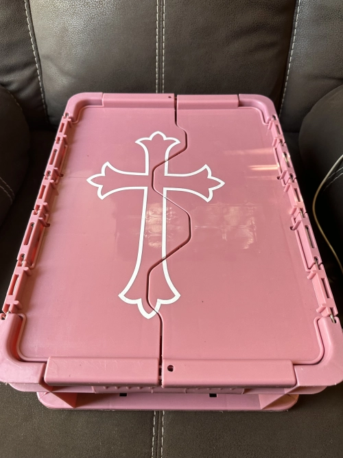    Pkgod Nike Air Force 1 x Chrome Hearts Pink review 