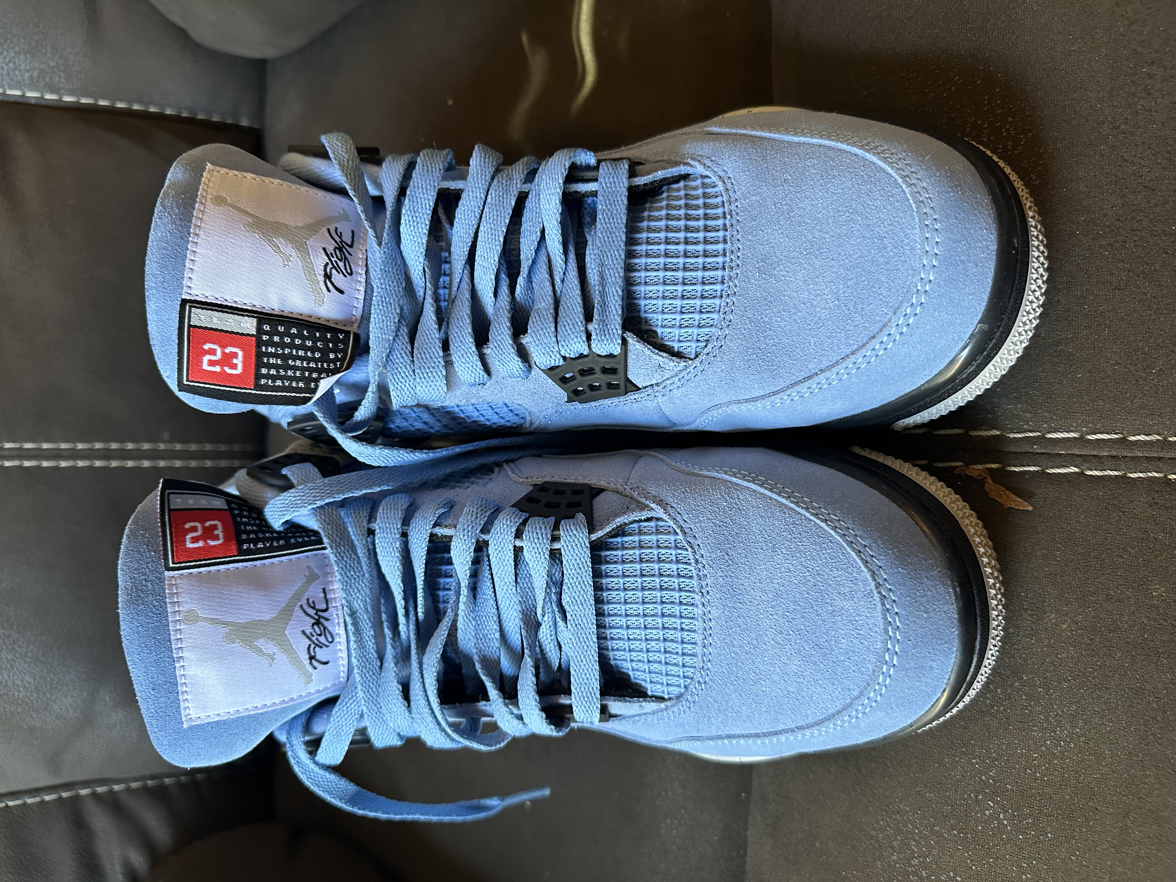  Pkgod Air Jordan 4 Retro University Blue   review Papiichulo727 02