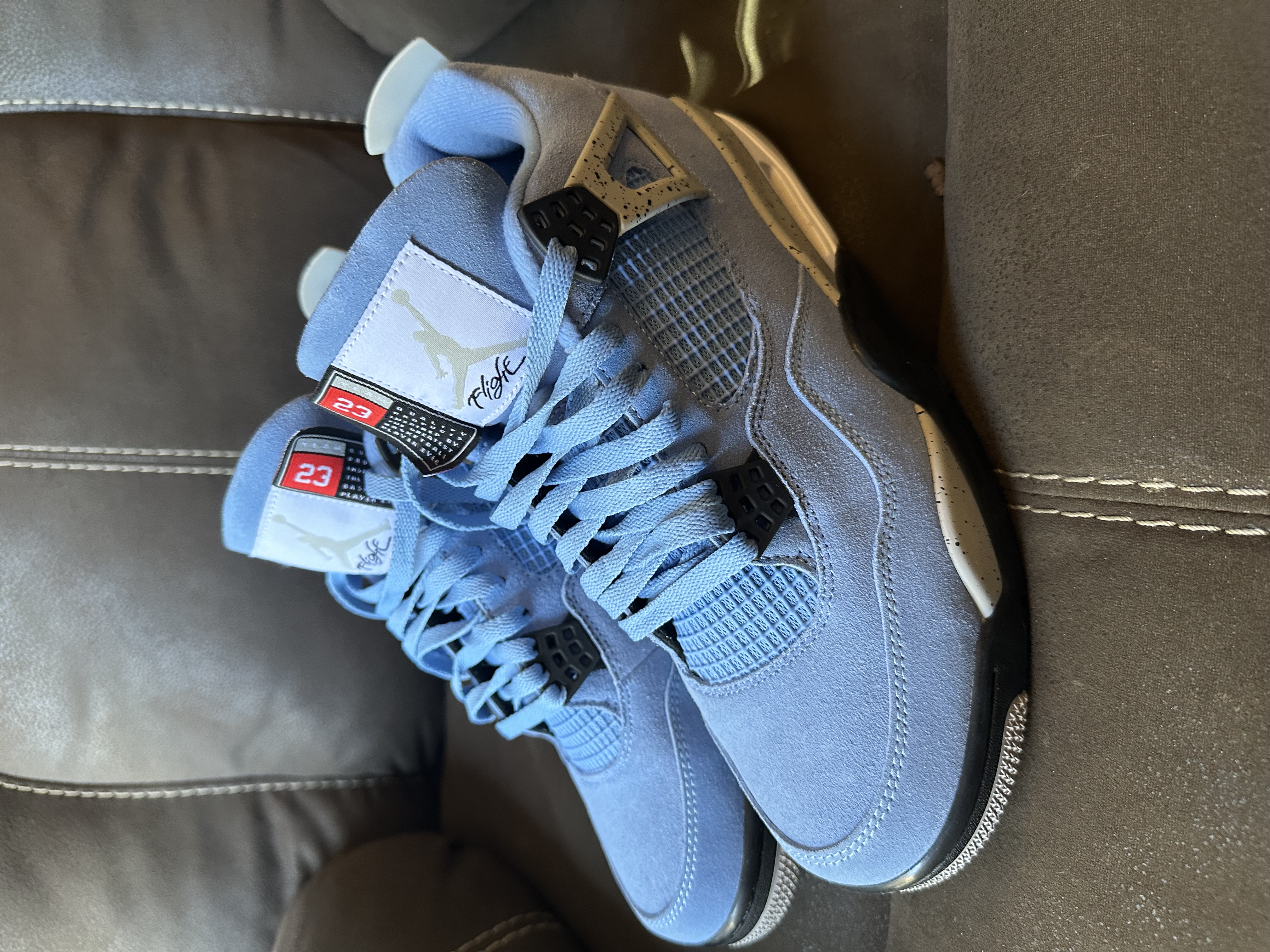  Pkgod Air Jordan 4 Retro University Blue   review Papiichulo727 03