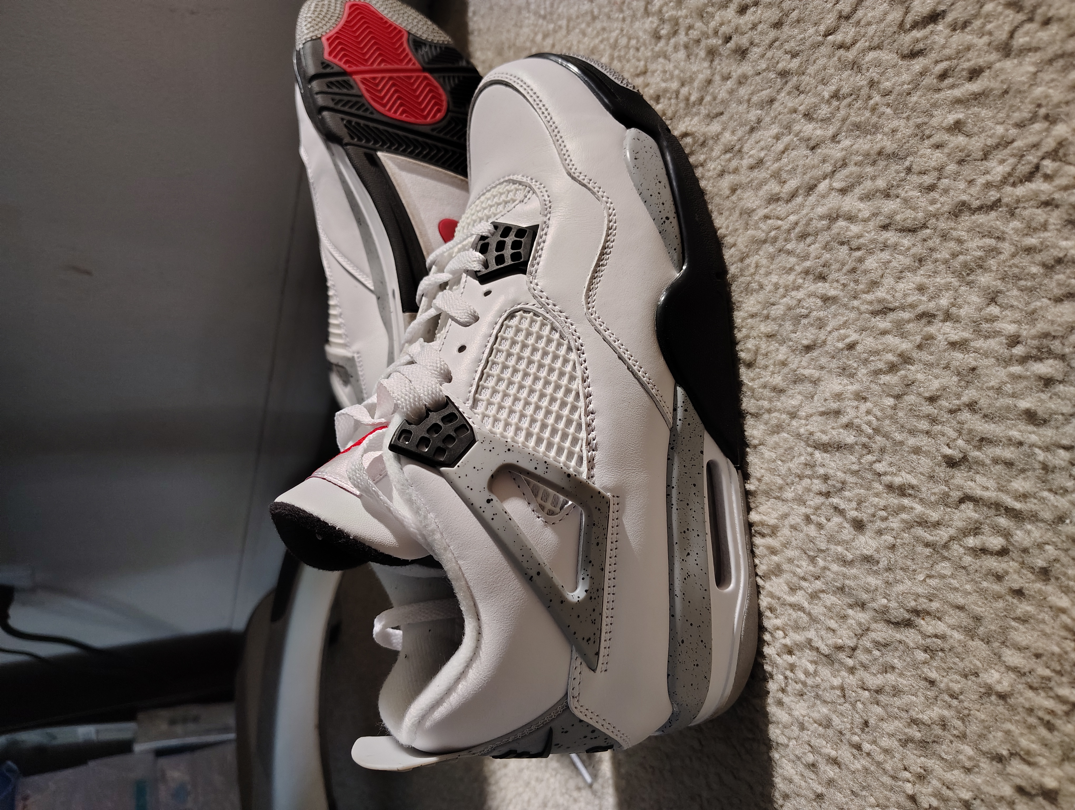 Pkgod Air Jordan 4 Retro White Cement review Jefferson