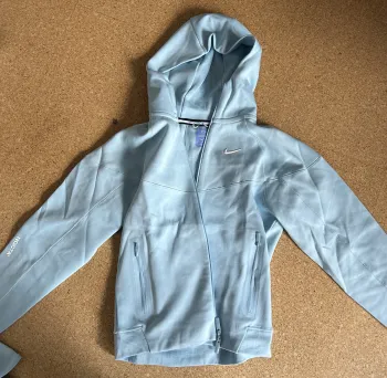 Nike x NOCTA Tech Fleece Hoodie & Joggers Set Cobalt Blue review Nike Nocta Tech 02