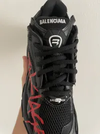 Balenciaga Runner Black And Red Characters 677402 W3RB1 0102  review 2