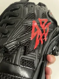 Balenciaga Runner Black And Red Characters 677402 W3RB1 0102  review 4