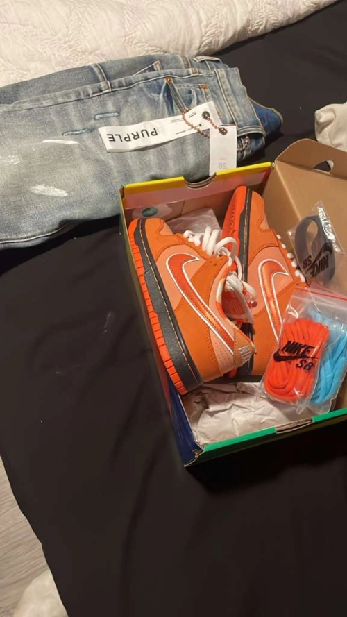    Pkgod Nike SB Dunk Low Concepts Orange Lobster review 