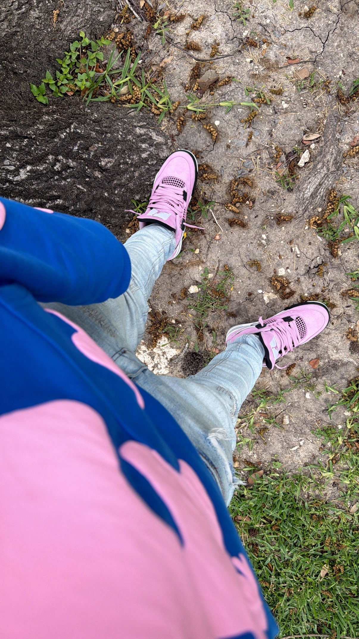    Pkgod  Air Jordan 4 Orchid  AQ9129-501 review Zurdo 03