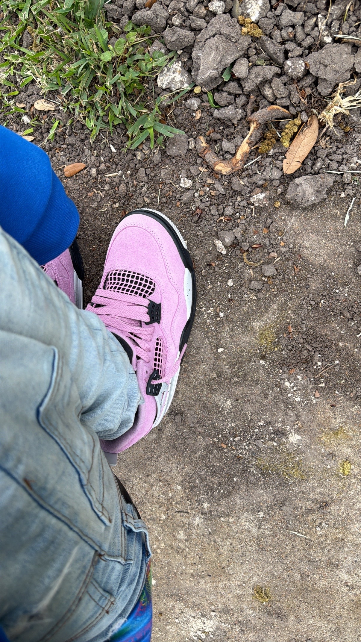    Pkgod  Air Jordan 4 Orchid  AQ9129-501 review Zurdo 08