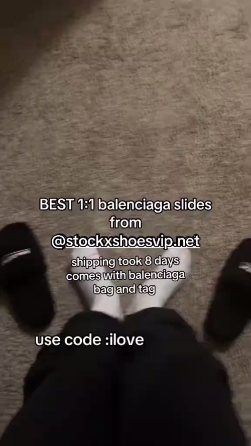 Balenciaga Furry Slide Black 654747 W2DO1 1096 review 