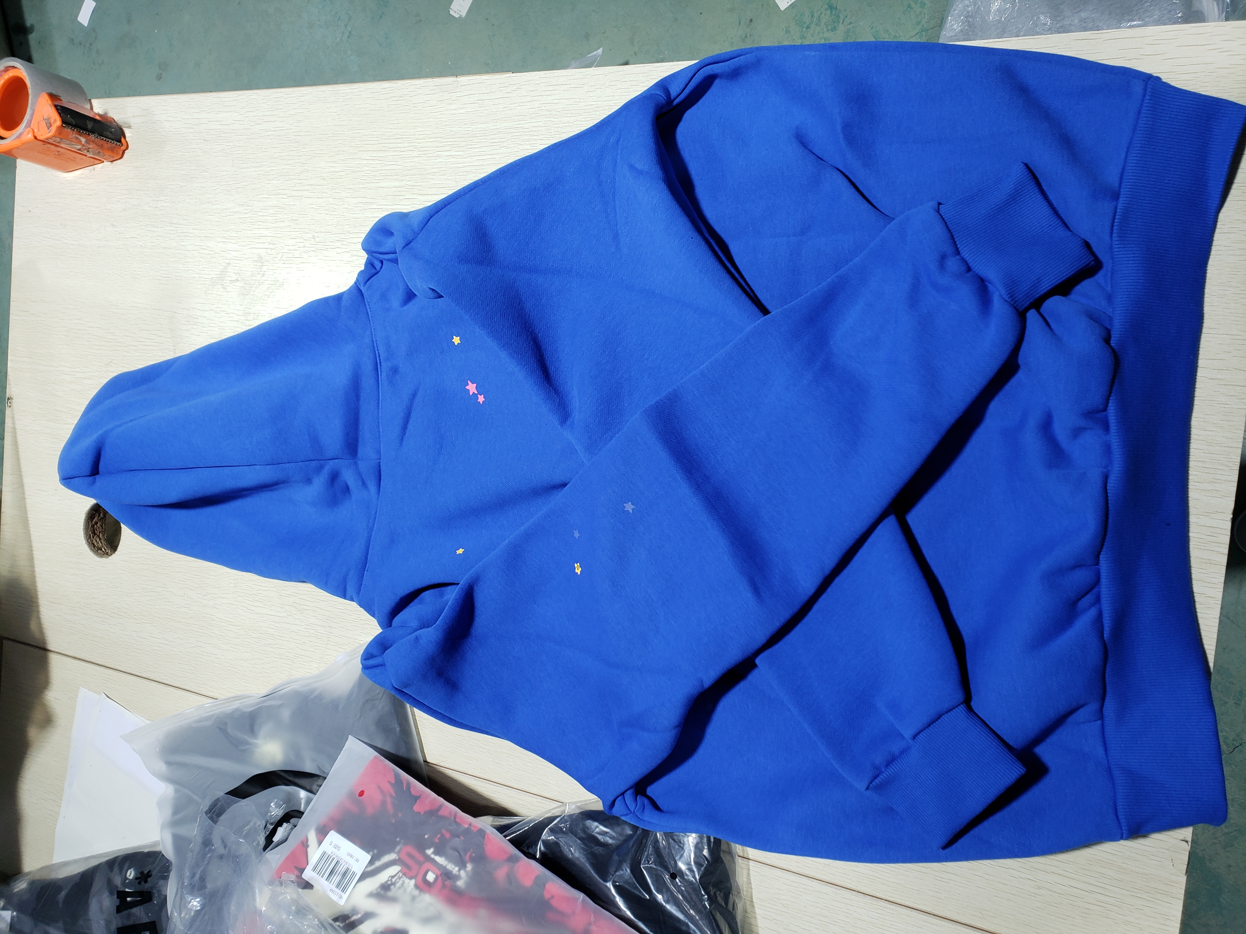 Sp5der Hoodie TC Blue review 0