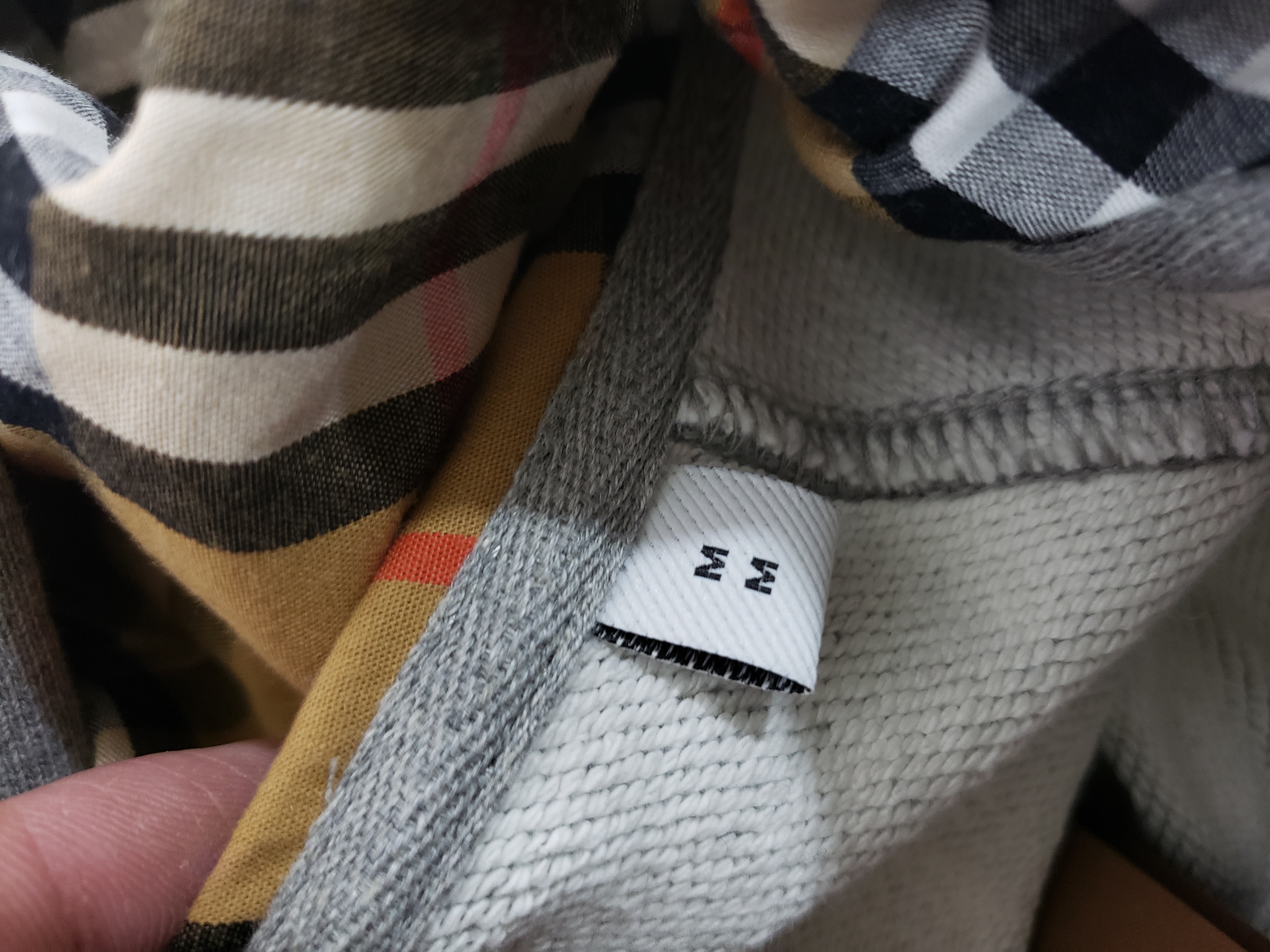      Burberry Letter Graphic Cotton Blend Zip Hoodie Pale Grey Melange review Liam 00