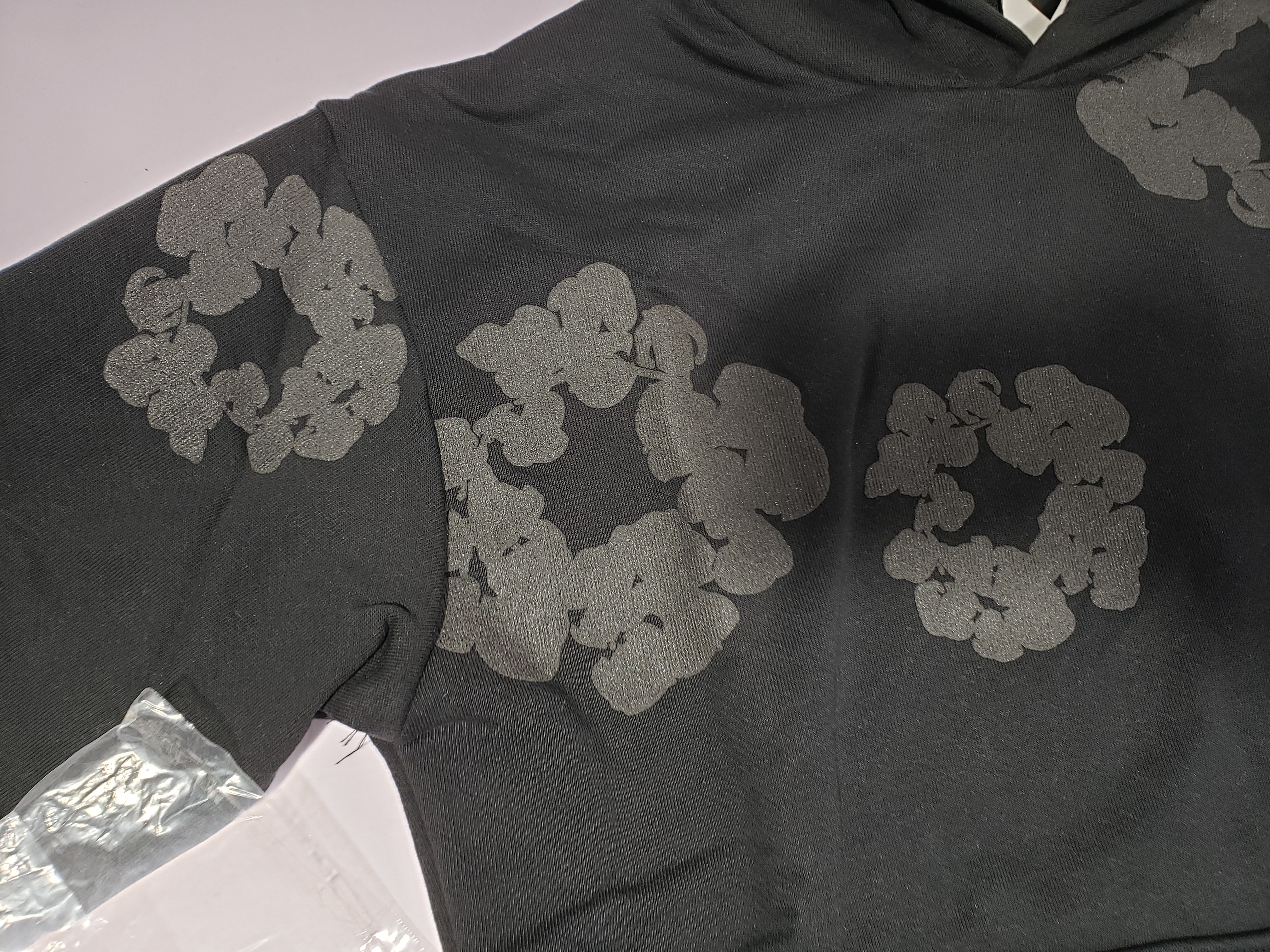 Top Quality Denim Tears Cotton Wreath Hoodie Black Monochrome review 2