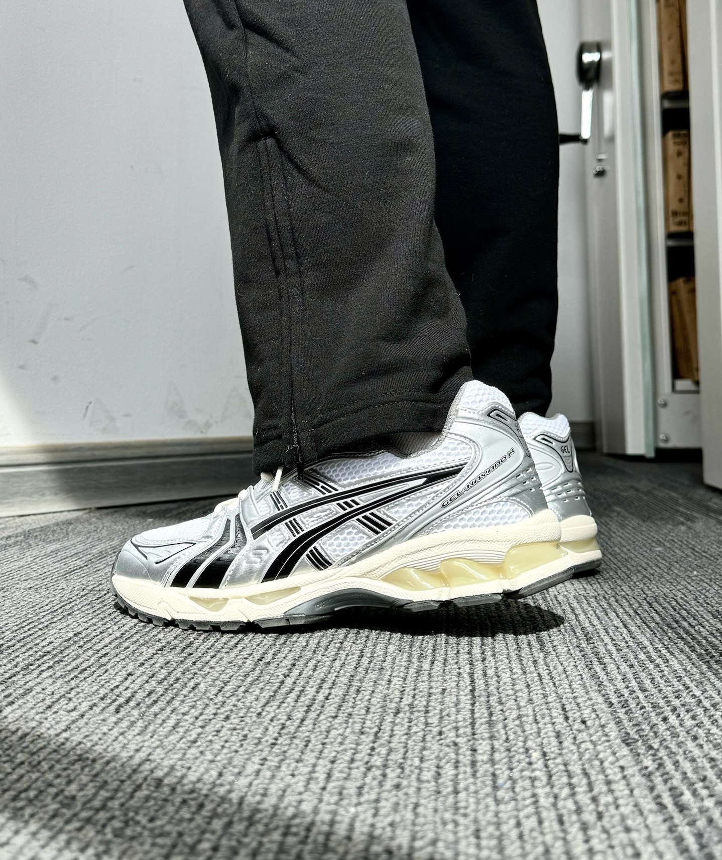    ASICS Gel-Kayano 14 JJJJound Silver Black 1201A457-101 review Tyler 02