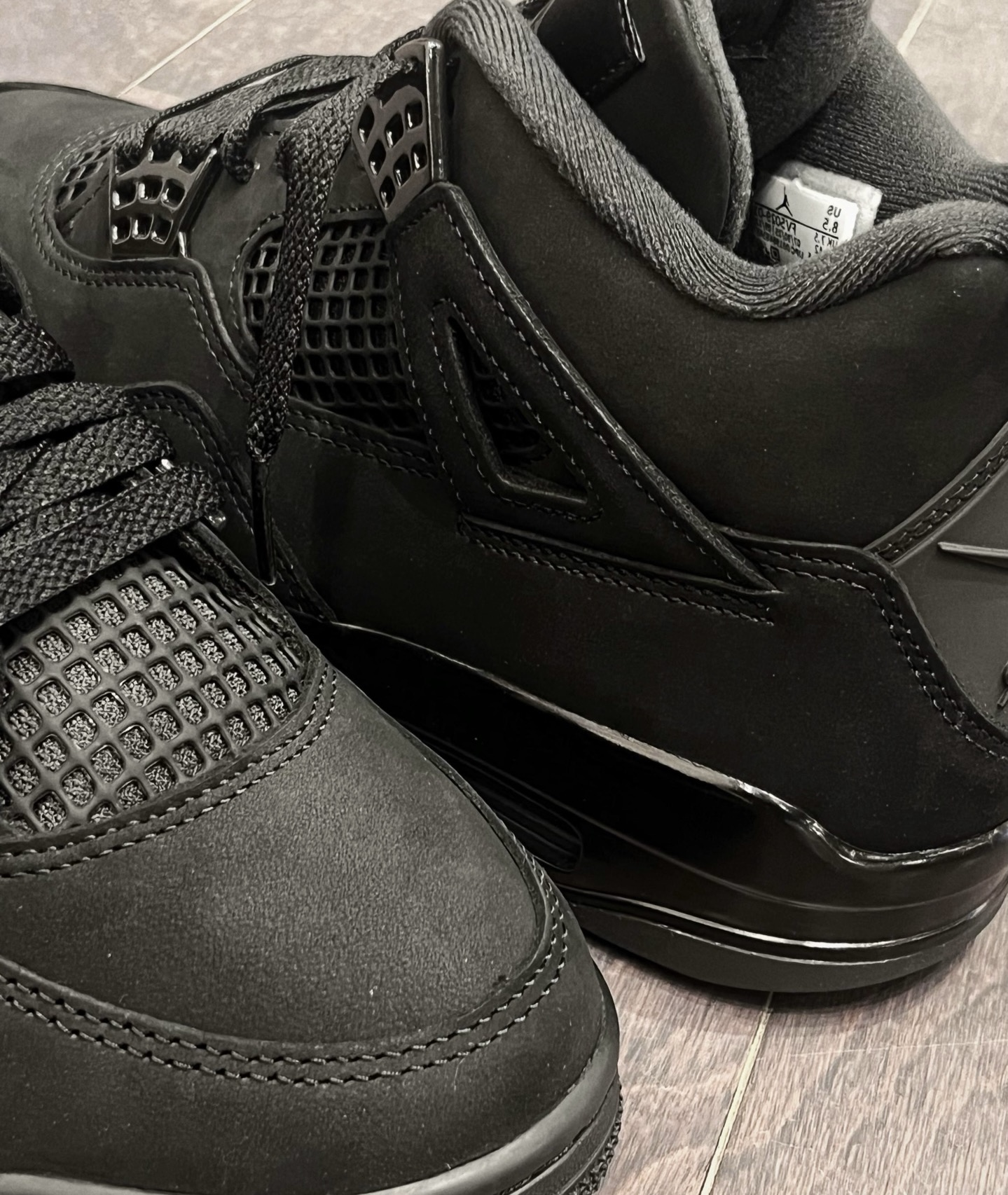 PKgod Air Jordan 4 Retro Black Cat CU1110-010 review 0
