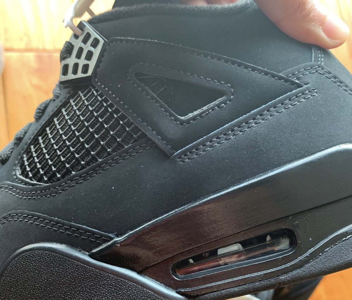 PKgod Air Jordan 4 Retro Black Cat CU1110-010 review 0