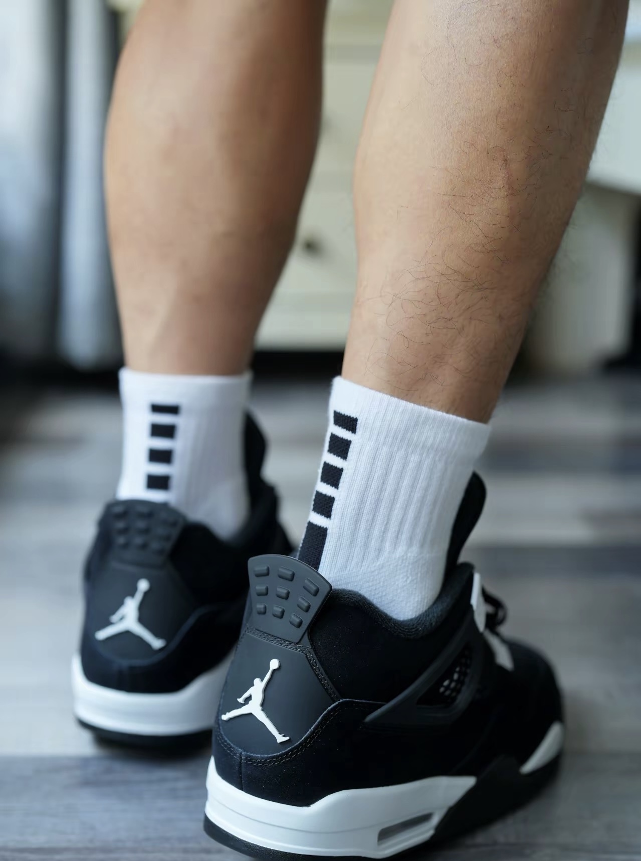    Pkgod  Air Jordan 4 Retro White Thunder FQ8138-001 review Darius 00