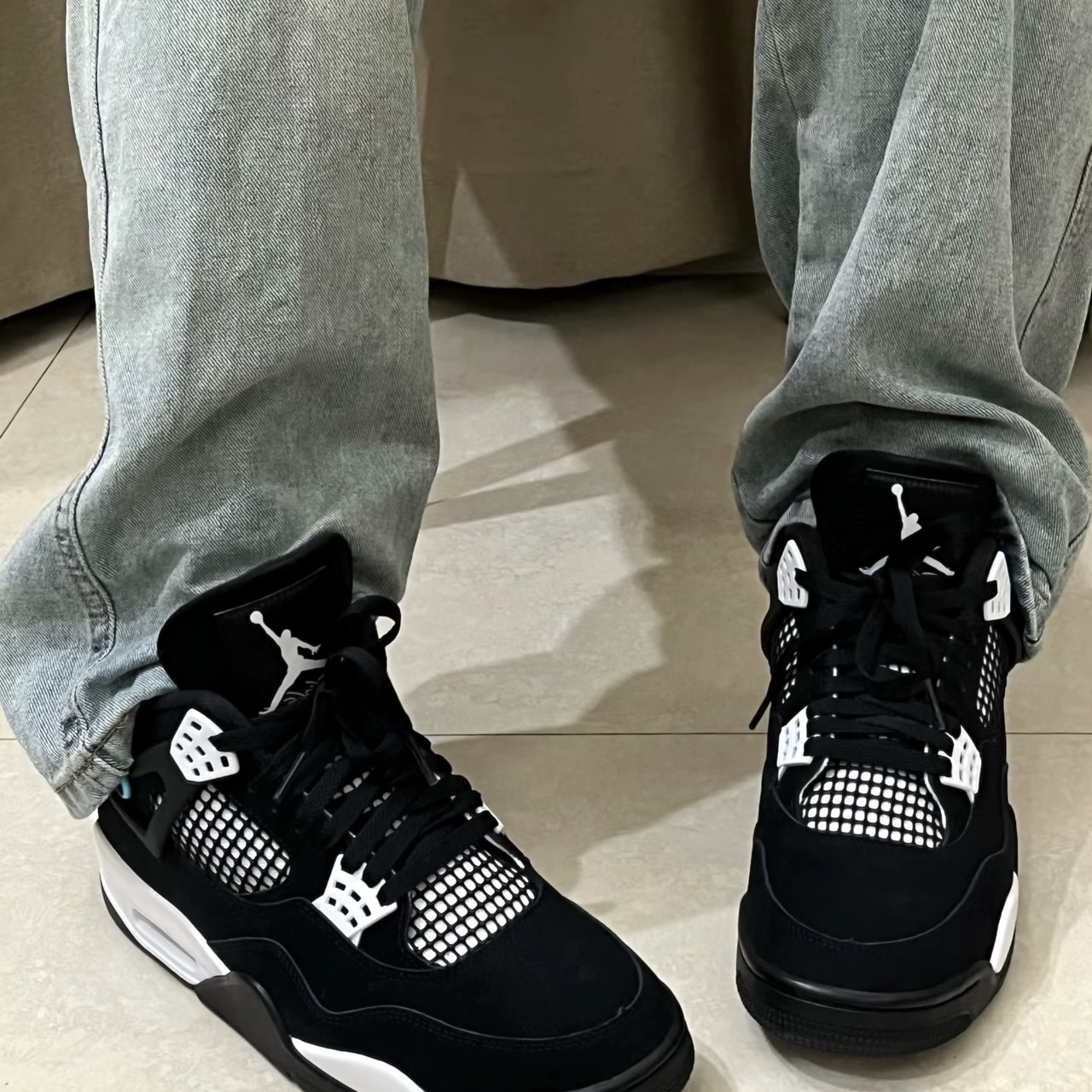    Pkgod  Air Jordan 4 Retro White Thunder FQ8138-001 review Rayvon