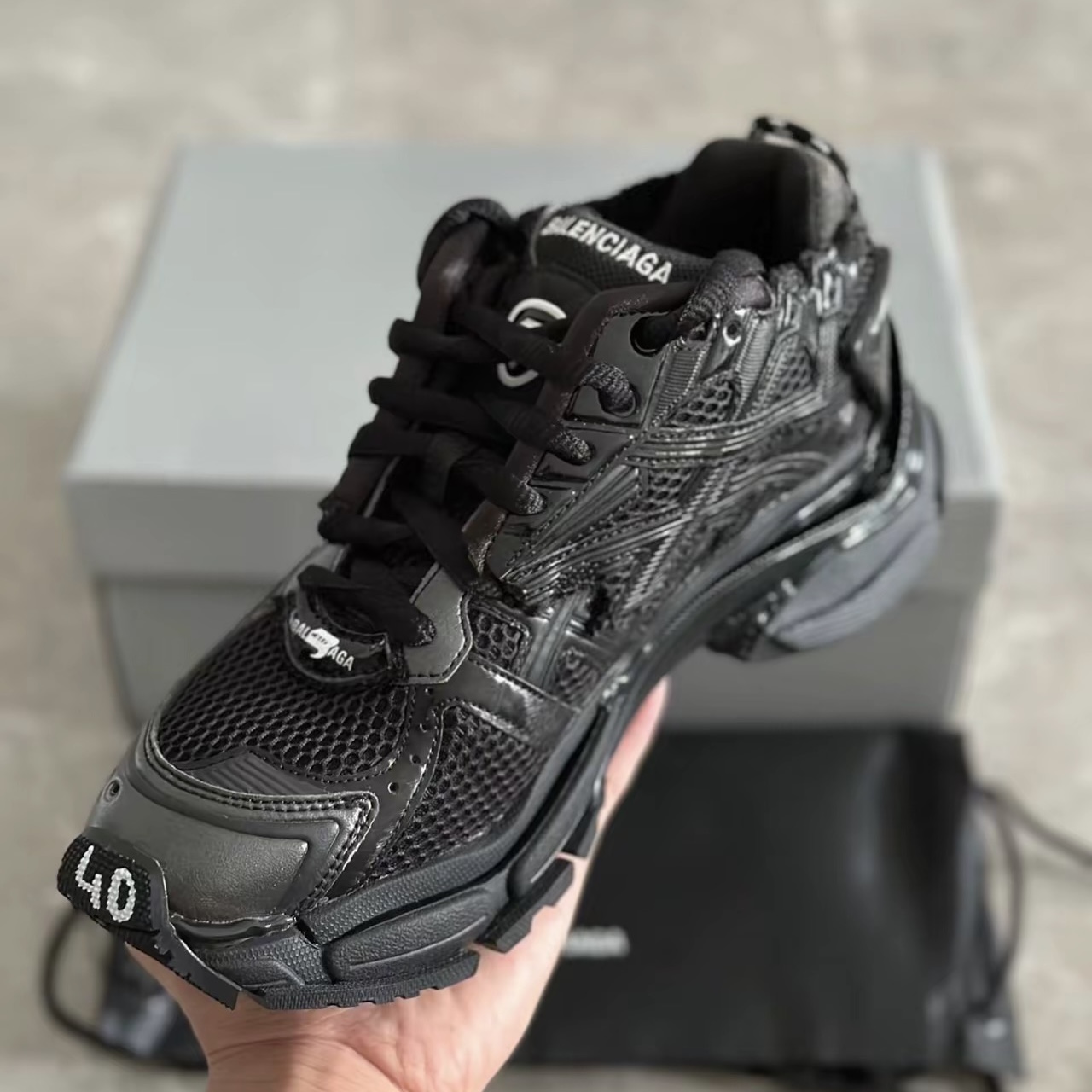 Balenciaga Runner Black review Deshawn 03