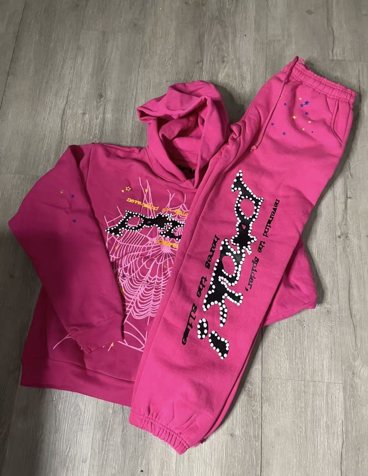     Sp5der Suit Pink  review Sebastian