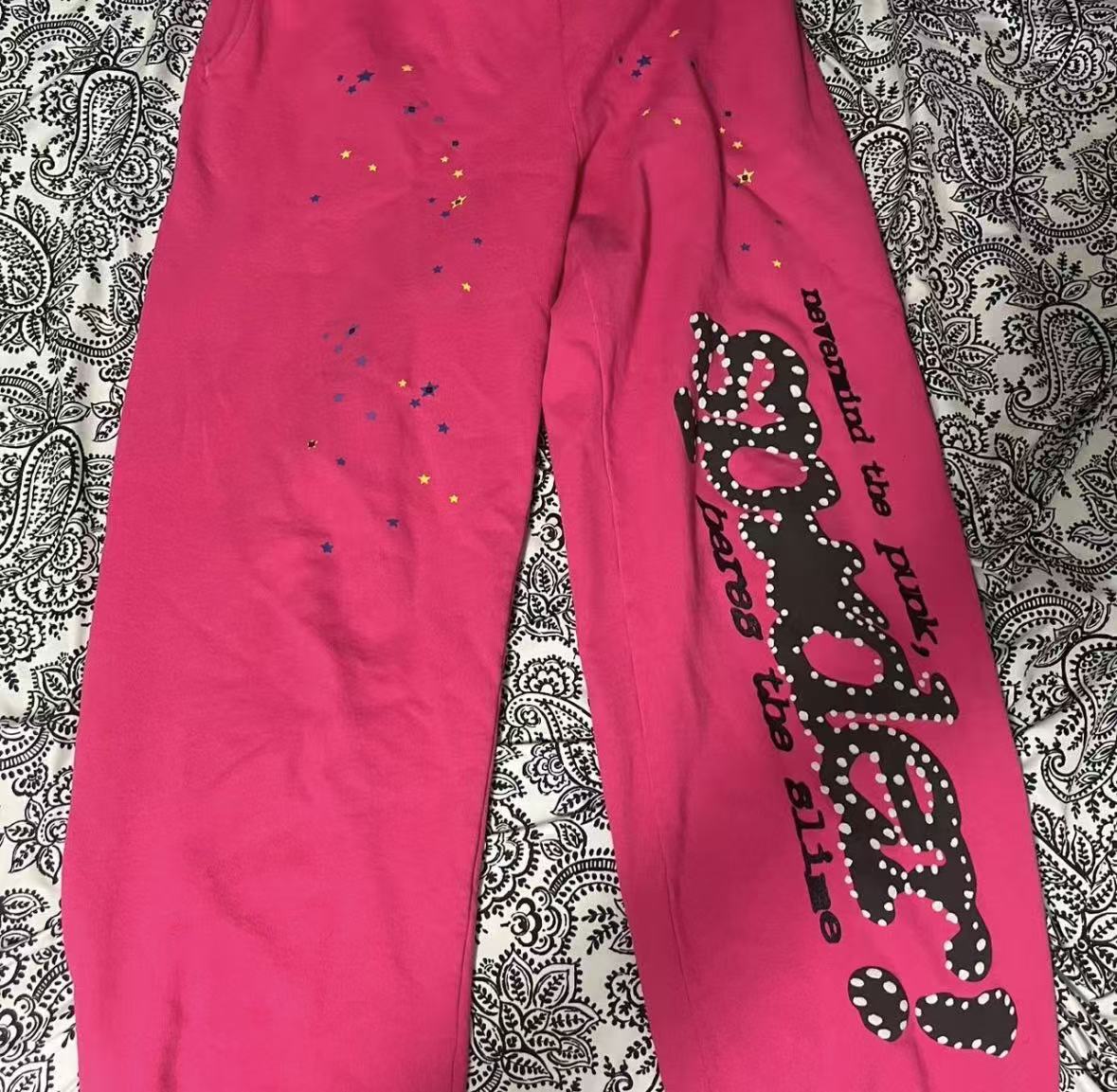     Sp5der Suit Pink  review 0