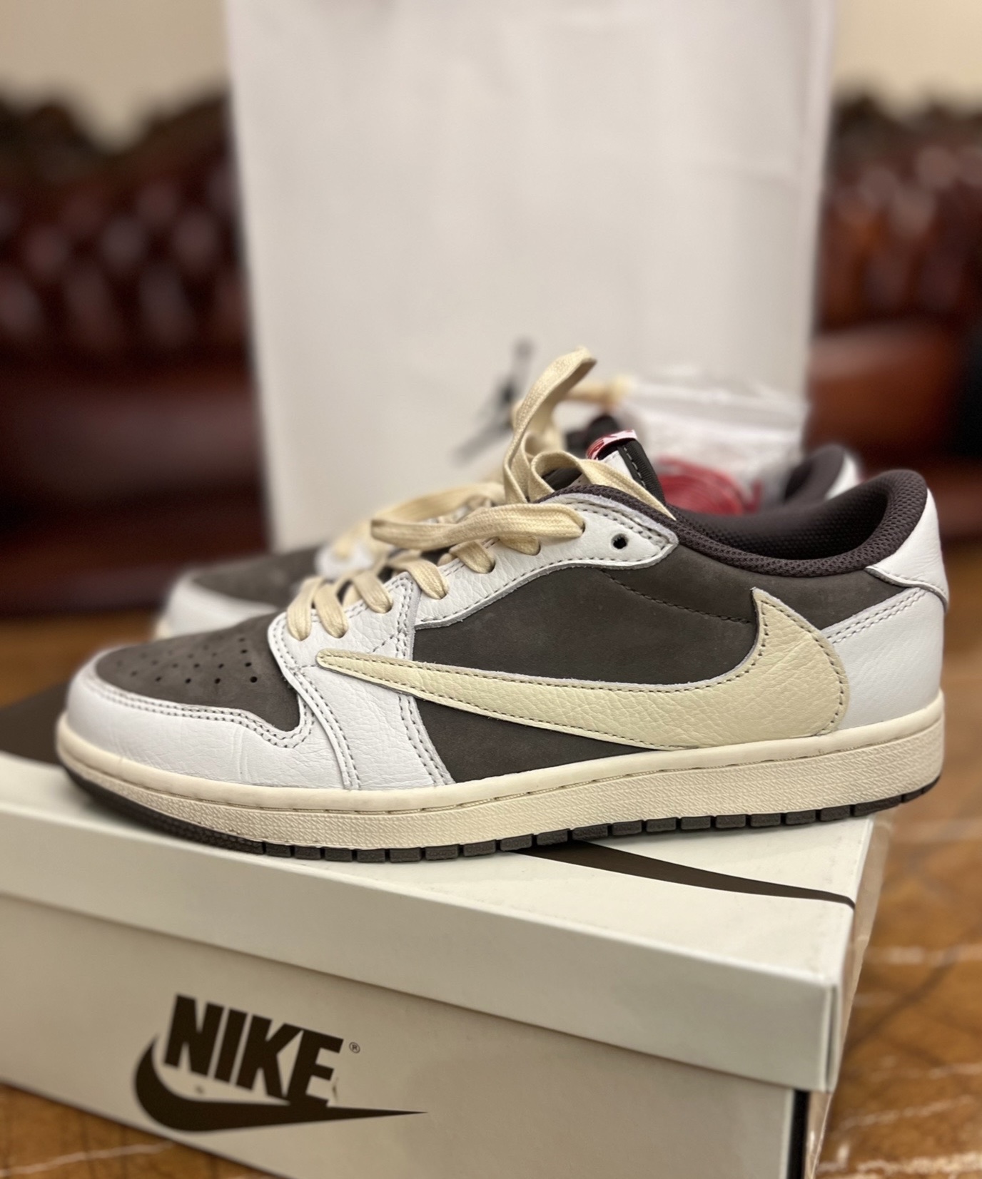 Pkgod Air Jordan 1 Retro Low OG SP Travis Scott Reverse Mocha DM7866-162 review Liam