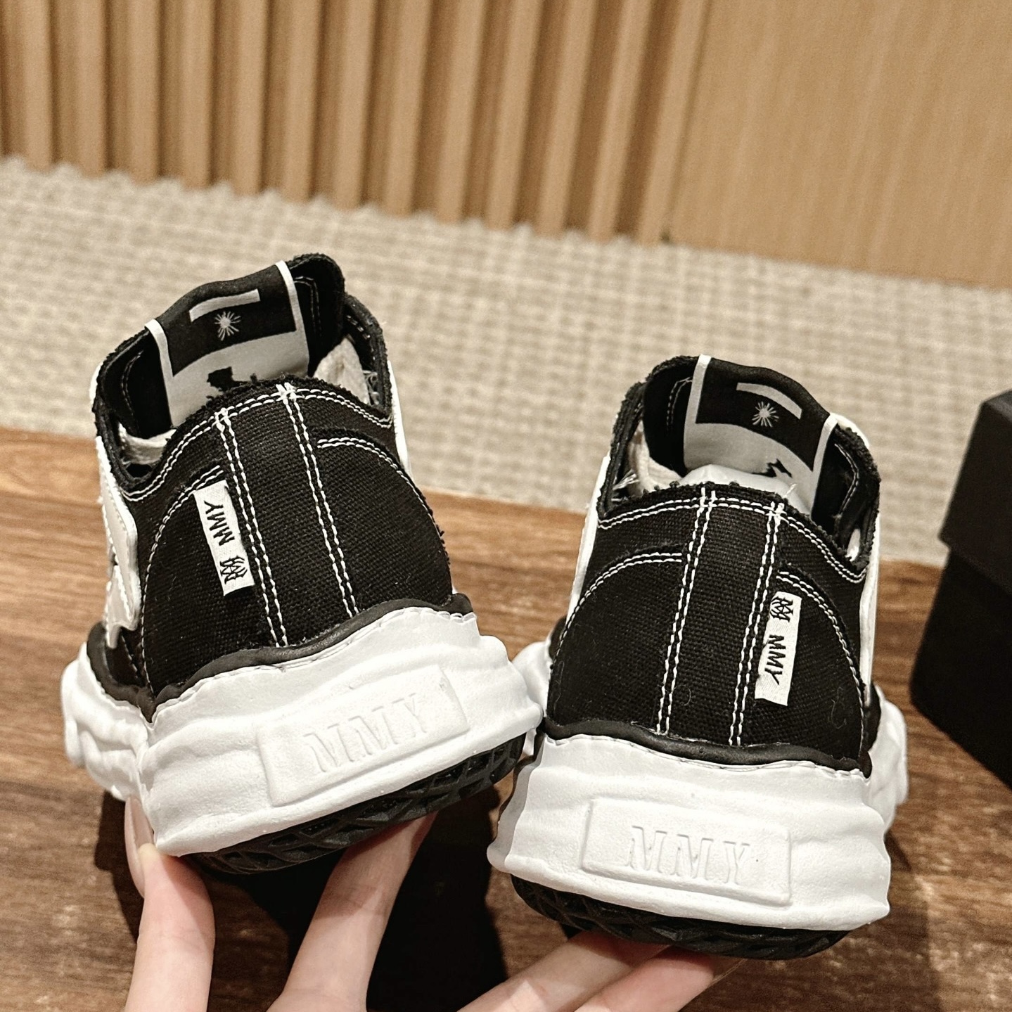Pkgod AMIRI MMY Bones x Maison MIHARA YASUHIRO Black  AMFOSR1076-001  review Marcus Bell 02