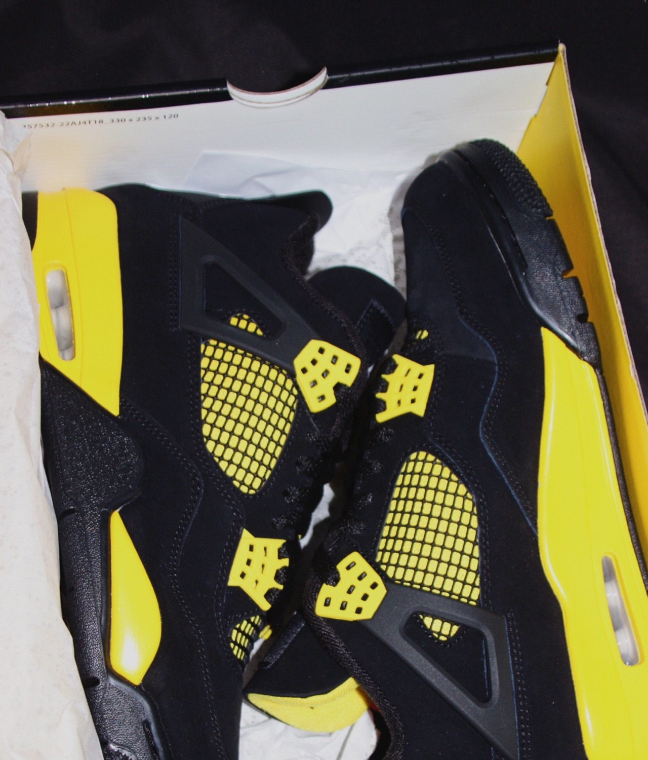 Pkgod Jordan 4 Retro Thunder DH6927-017 review Amanda Collins 01