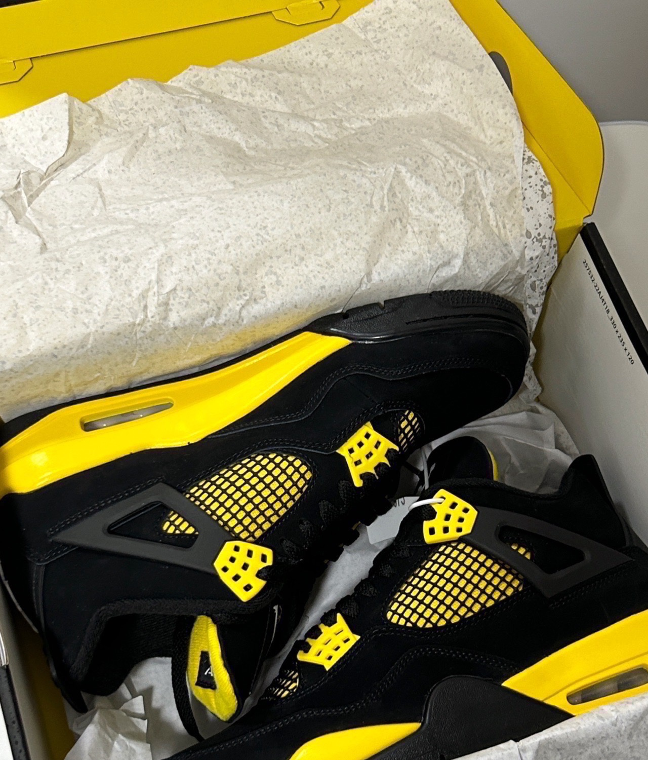 Pkgod Jordan 4 Retro Thunder DH6927-017 review Amanda Collins 02