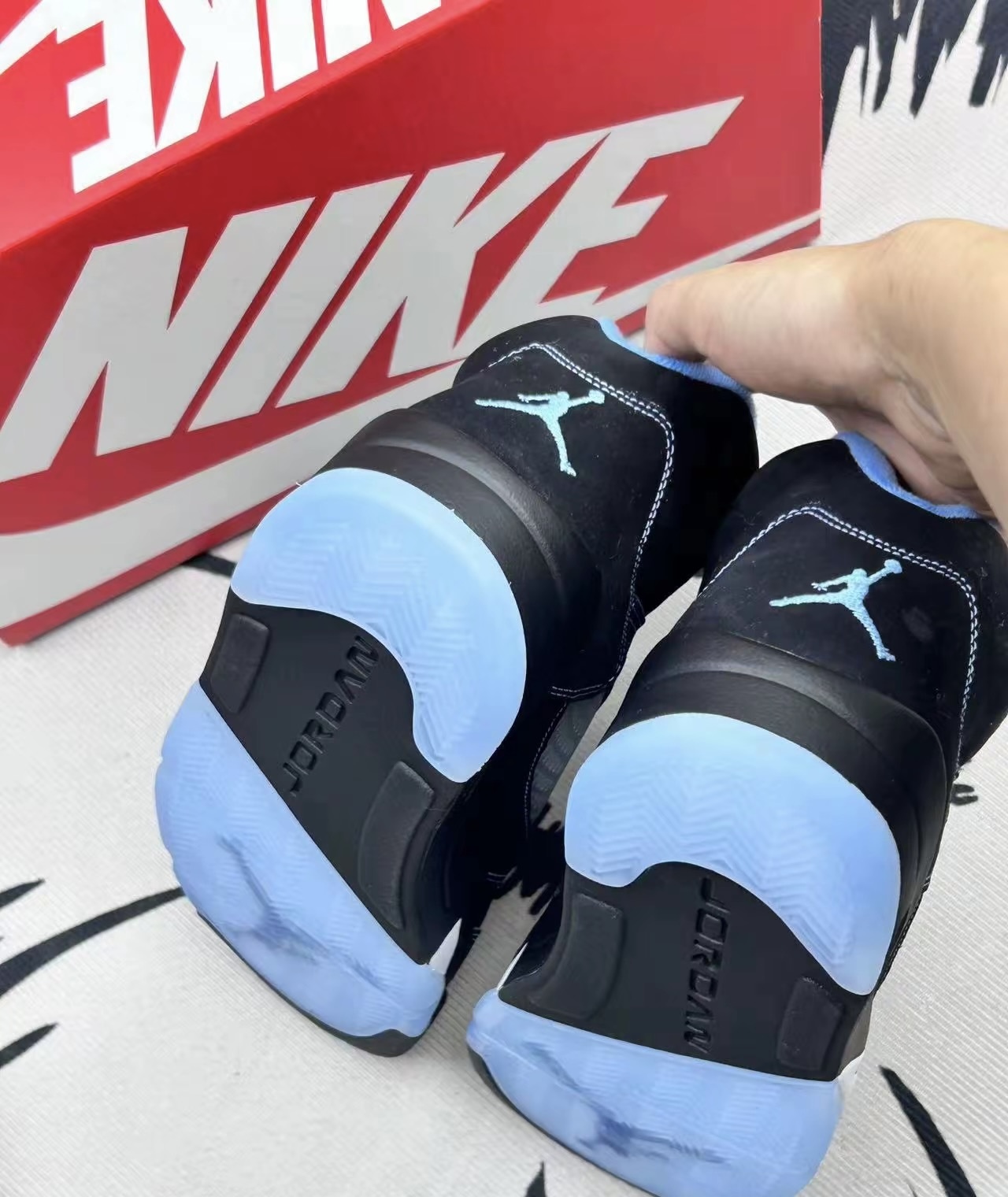Pkgod Air Jordan 5 Retro Black University Blue 2026 DD0587-008  review 0
