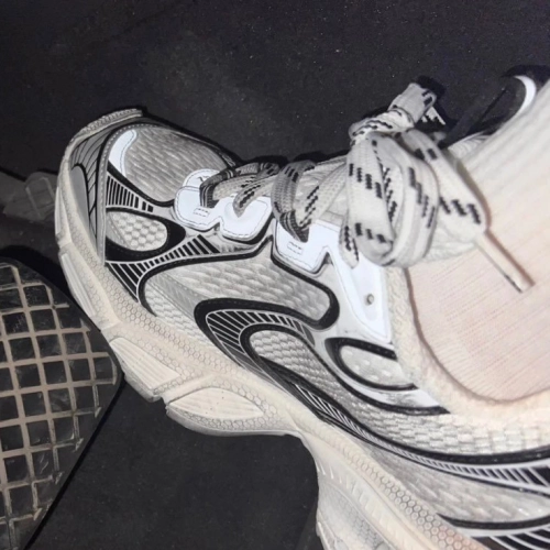 Balenciaga 10.0 White Black Silver(Distress) 734734 W3XL4 9710 review 
