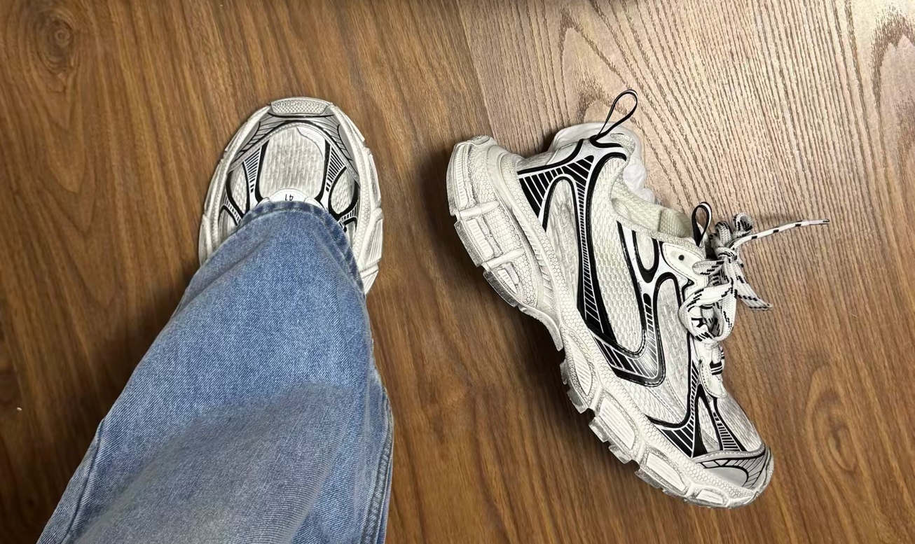 Balenciaga 10.0 White Black Silver(Distress) 734734 W3XL4 9710 review 0