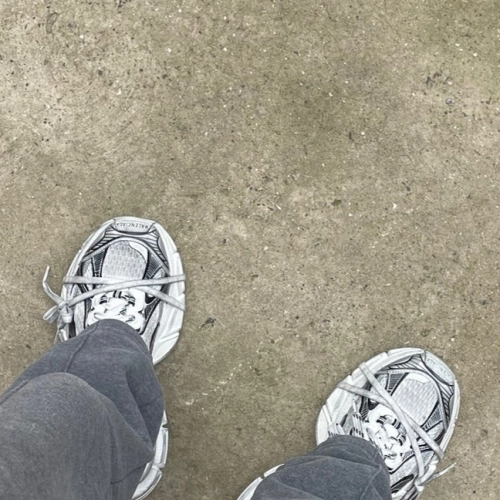 Balenciaga 10.0 White Black Silver(Distress) 734734 W3XL4 9710 review 