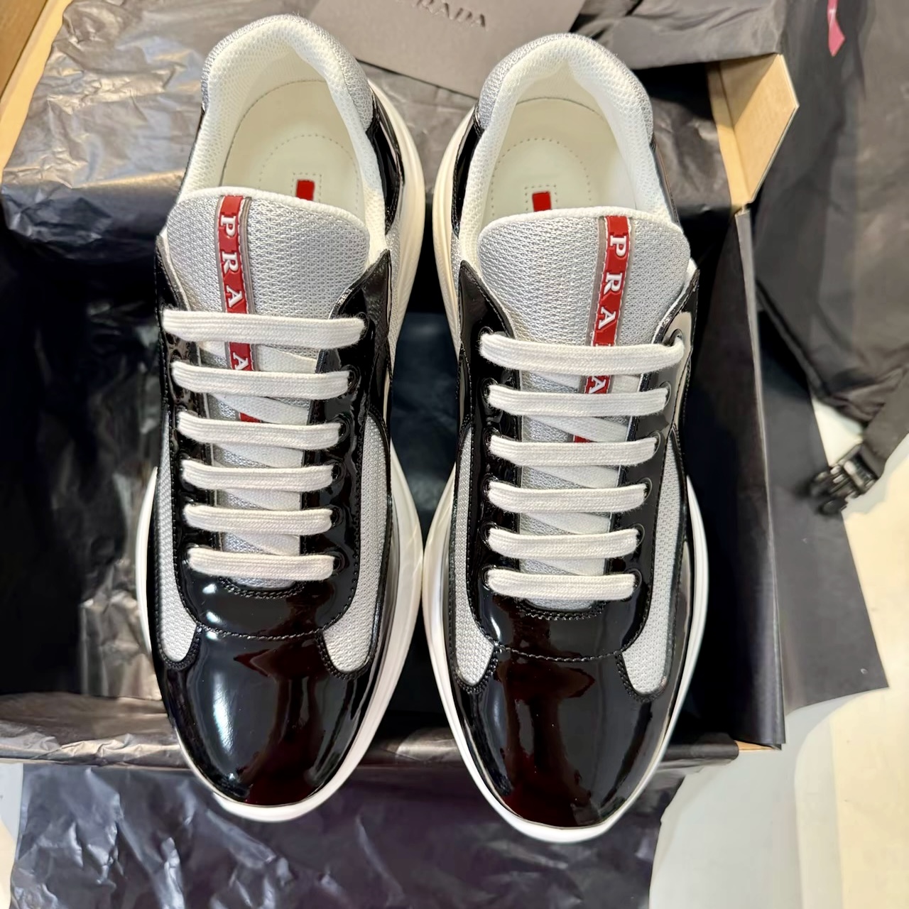 Pkgod Prada America's Cup sneakers review 0