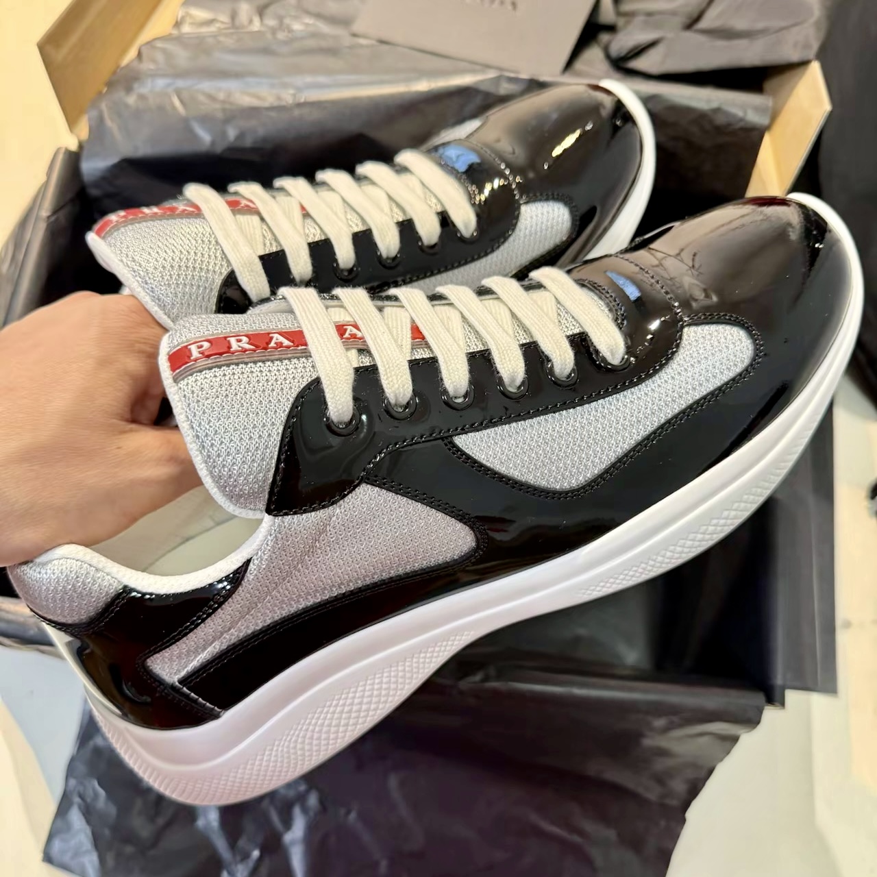 Pkgod Prada America's Cup sneakers review 1