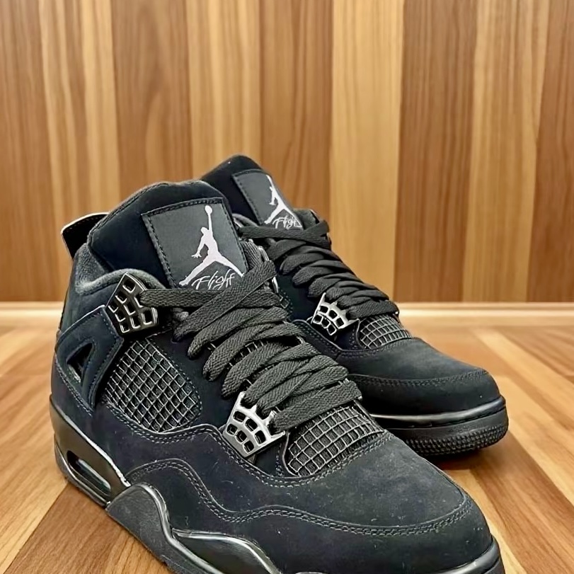PKgod Air Jordan 4 Retro Black Cat CU1110-010 review 0