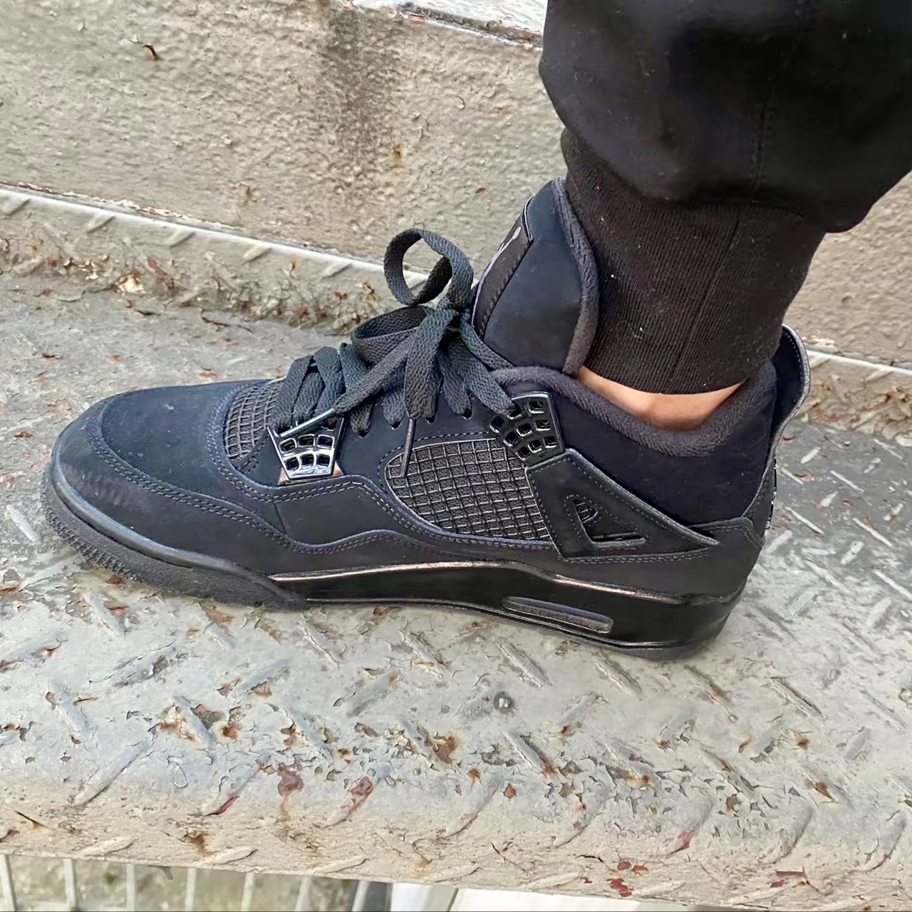 PKgod Air Jordan 4 Retro Black Cat CU1110-010 review 0