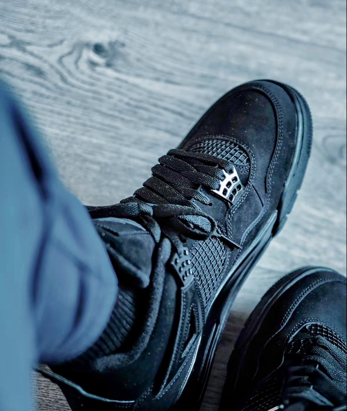 PKgod Air Jordan 4 Retro Black Cat CU1110-010 review 1