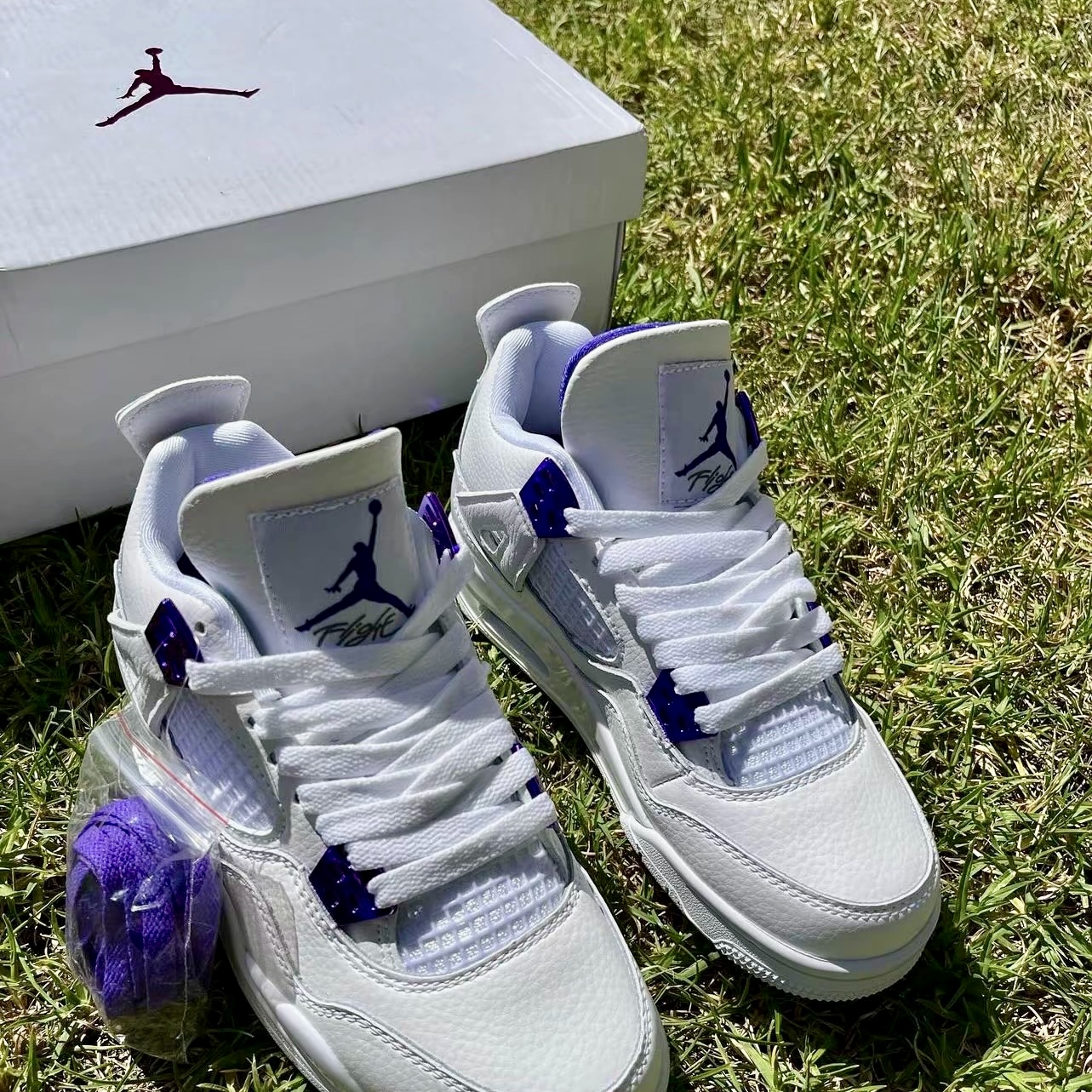 Pkgod Air Jordan 4 Retro Metallic Purple CT8527-115 review 0