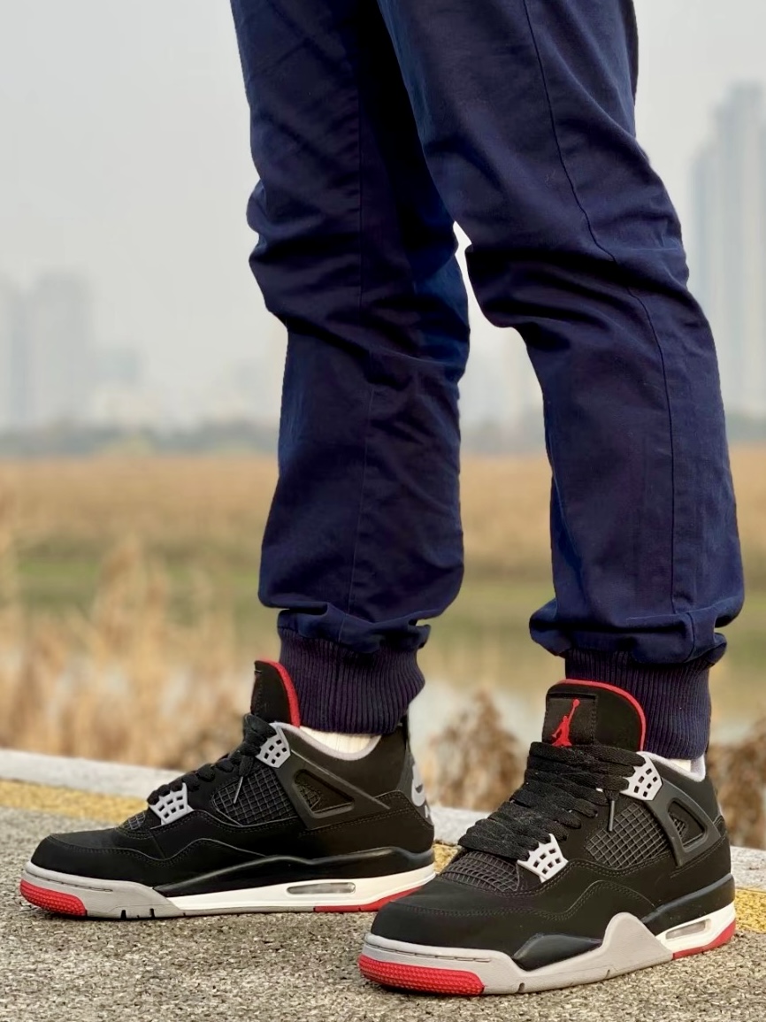 Pkgod Jordan 4 Retro Bred 308497-060 review Gage Moss