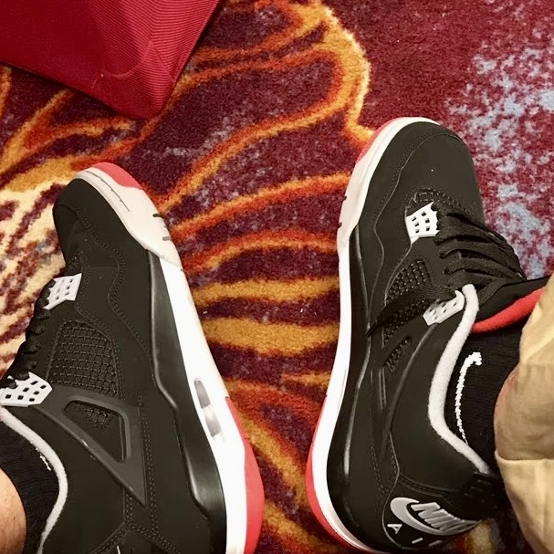 Pkgod Jordan 4 Retro Bred 308497-060 review Damon King