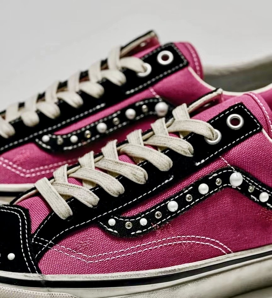 Pkgod Vans OTW Old Skool 36 Pearlized Pack Pink Black review 0