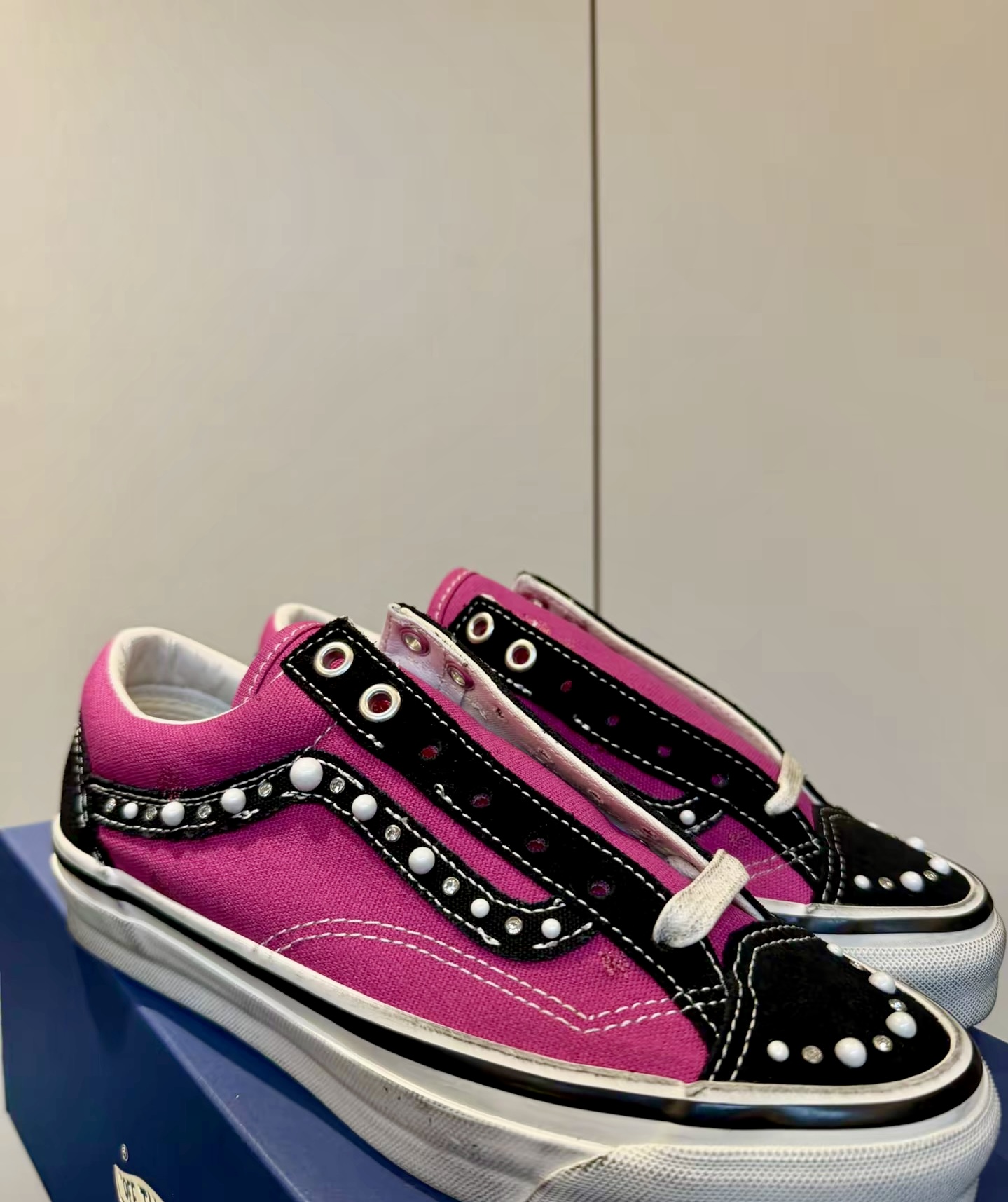 Pkgod Vans OTW Old Skool 36 Pearlized Pack Pink Black review 0
