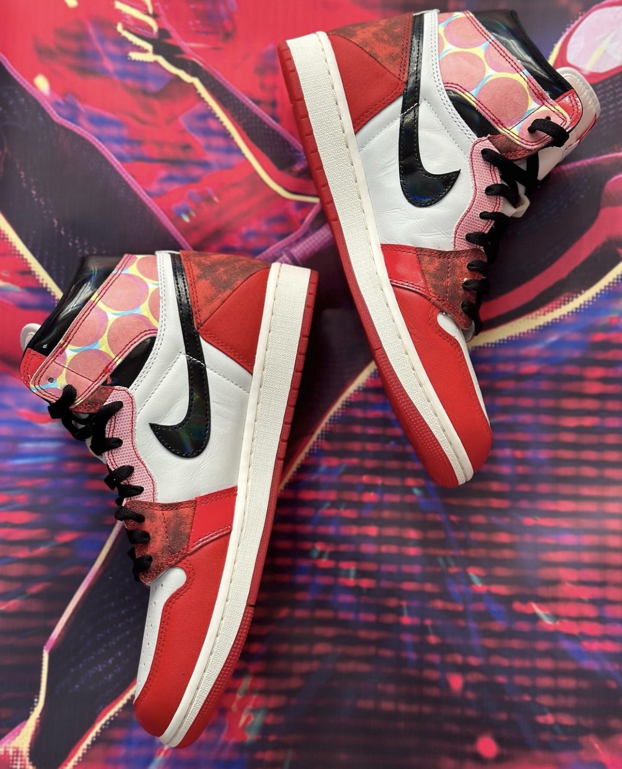 THE AIR JORDAN 1 HIGH OG “SPIDER-VERSE” Can be AVAILABLE ON STOCKXSHOES Soon 