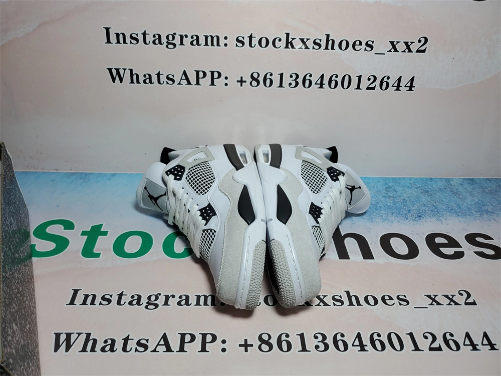 Best Pkgod Air Jordan 4 Retro Military Black QC Pictures