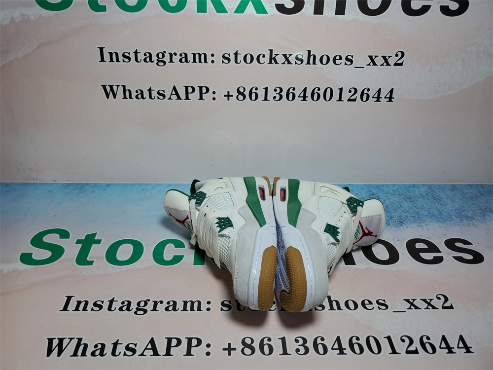 Best Pkgod Jordan 4 Retro SB Pine Green QC Pictures