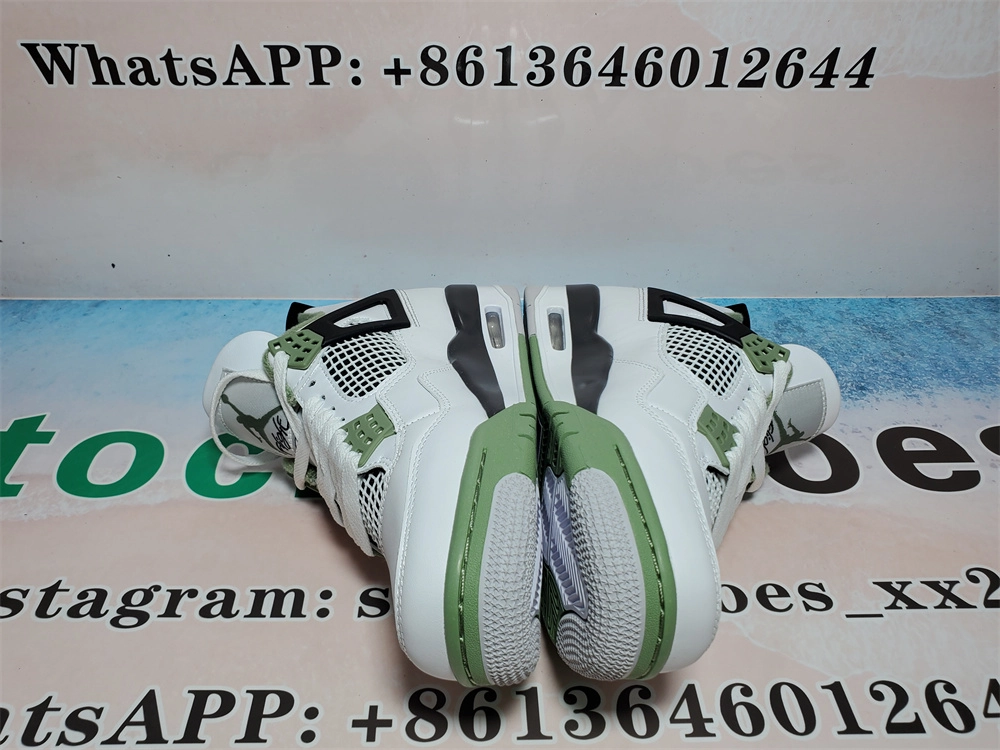 Best Pkgod Jordan 4 Retro Seafoam QC Pictures