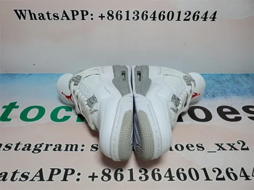 Best Pkgod Air Jordan 4 Retro White Oreo QC Pictures