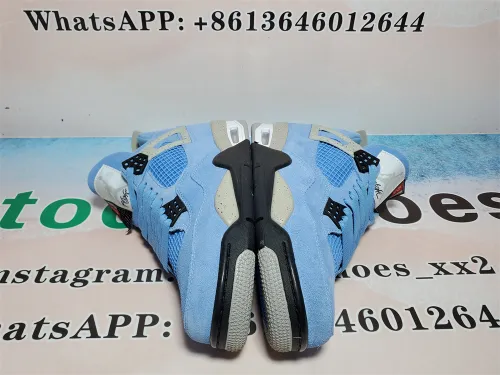 Best Pkgod Air Jordan 4 Retro University Blue QC Pictures