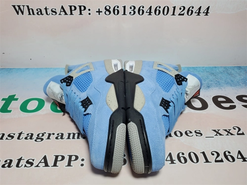 Best Pkgod Air Jordan 4 Retro University Blue QC Pictures