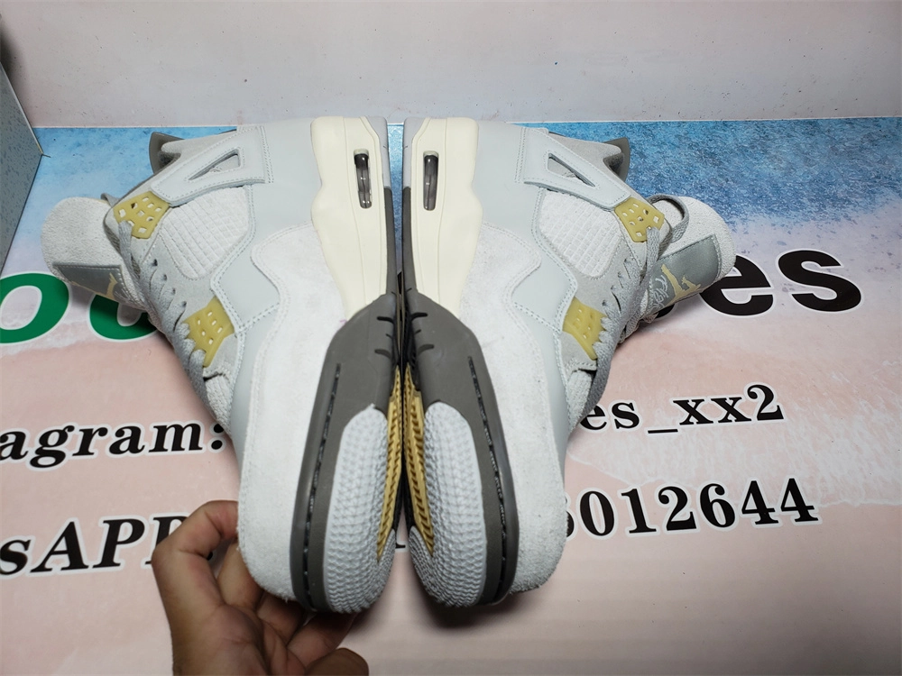Best Pkgod Jordan 4 Retro SE Craft Photon Dust QC Pictures