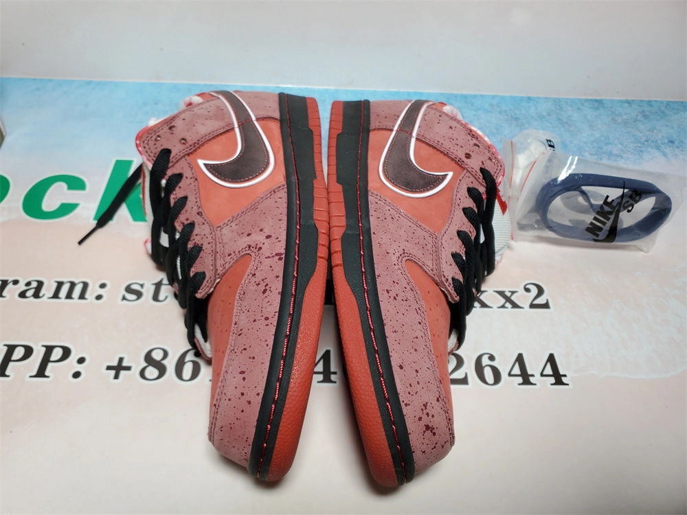 Best Pkgod Nike Dunk Low Concepts Red Lobster QC Pictures